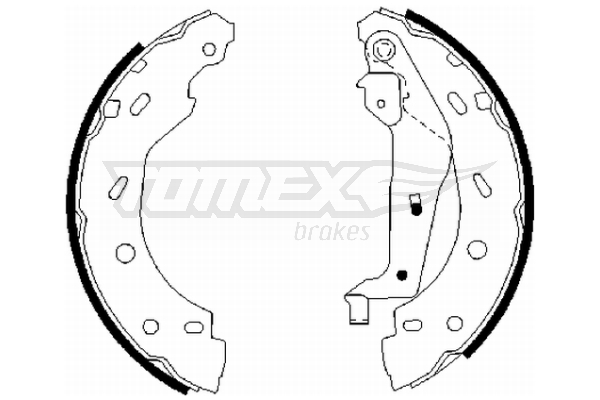 Sada brzdových čeľustí TOMEX Brakes